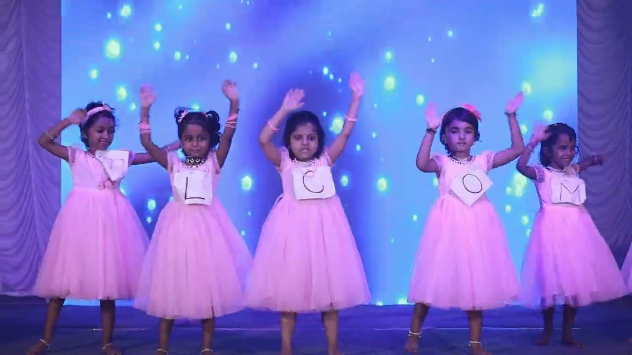 Welcome Dance | Kindergarten | Angel Fest 2023-24 | Angelkids Sasthamcotta| 12 th Annual Day
