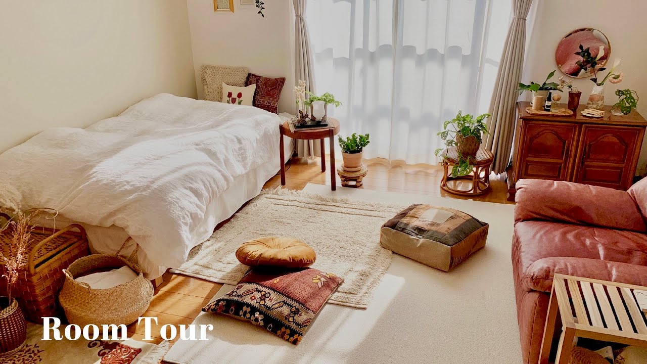 SUB[Room Tour] A room for living alone surrounded by vintage furniture