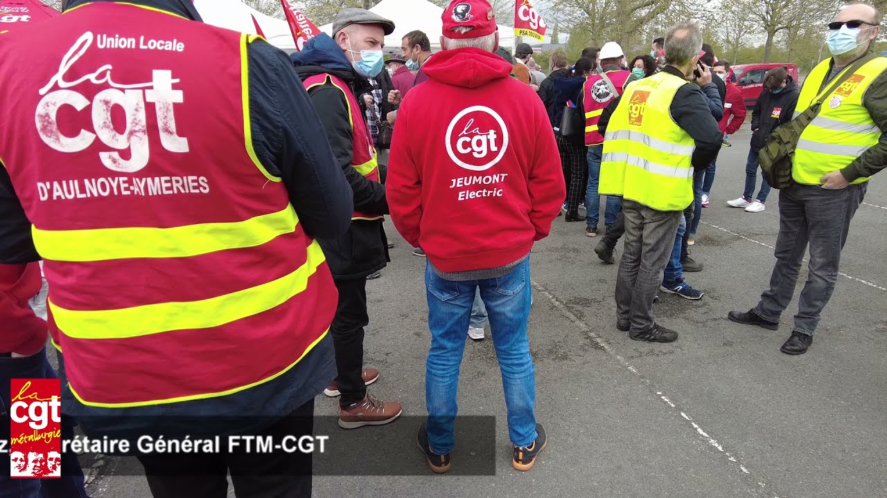 Filière auto : mobilisation du 6 mai 2021 (Douvrin)