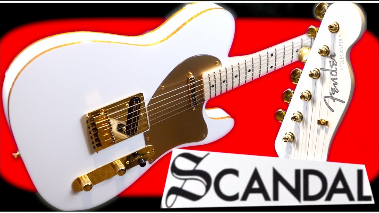 I Bought The SCANDAL Tele | 2020 Fender Haruna Signature Telecaster White Gold Binding Review + Demo
