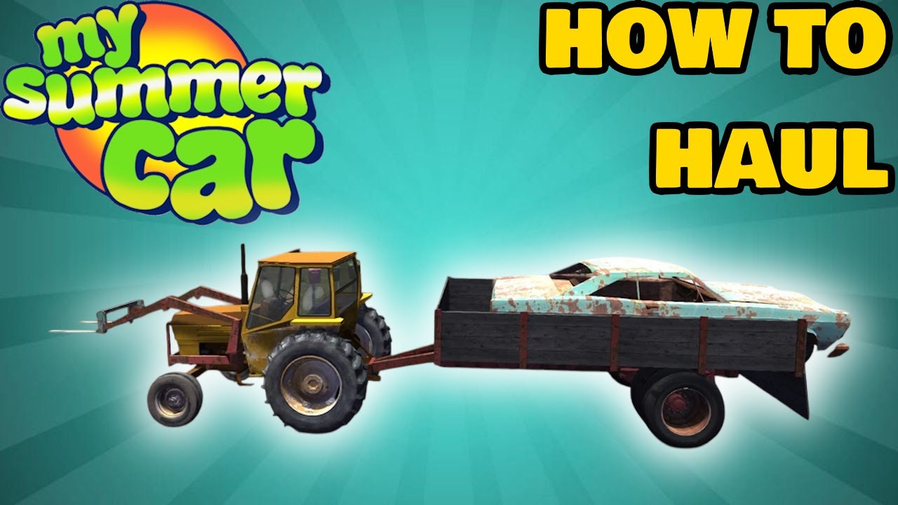 How To Haul Wrecked Cars In MY SUMMER CAR
