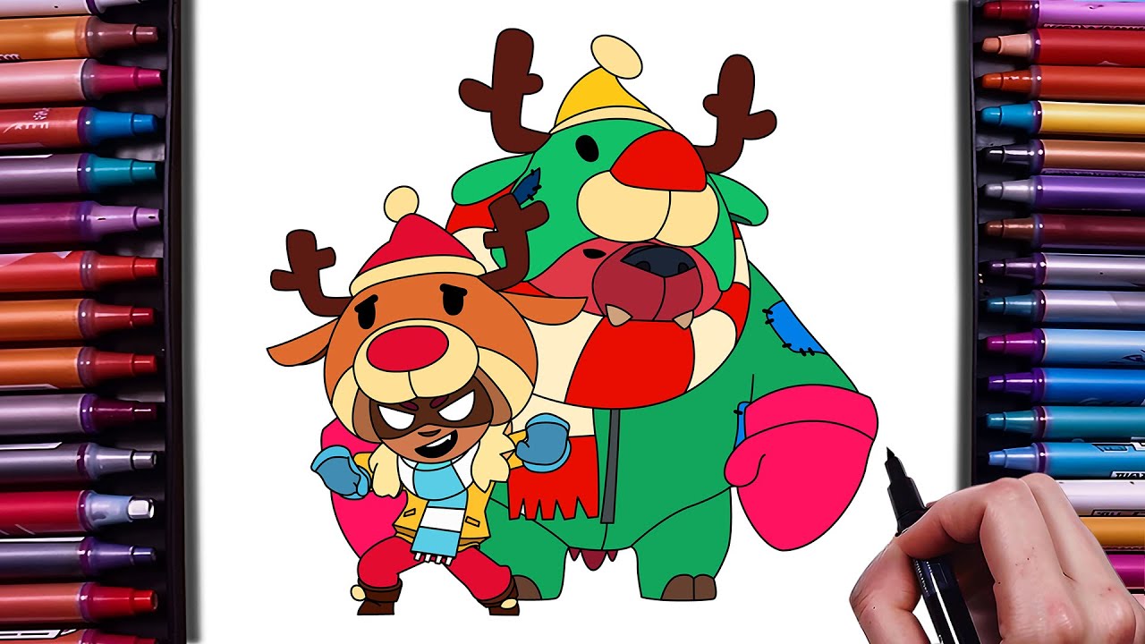 How to Draw Reinbear Nita From Brawl Stars | How to Draw Brawl Stars