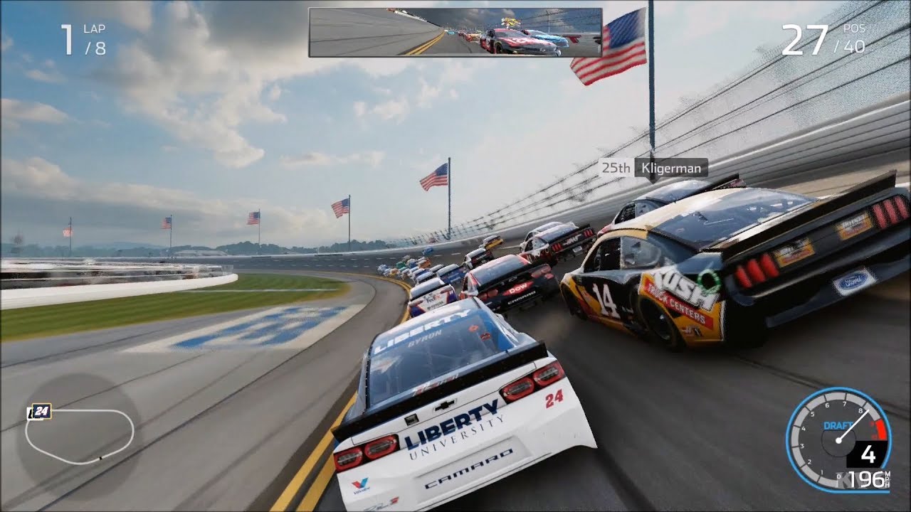 NASCAR Heat 4 - Talladega Superspeedway - Gameplay (Xbox One X HD) [1080p60FPS]