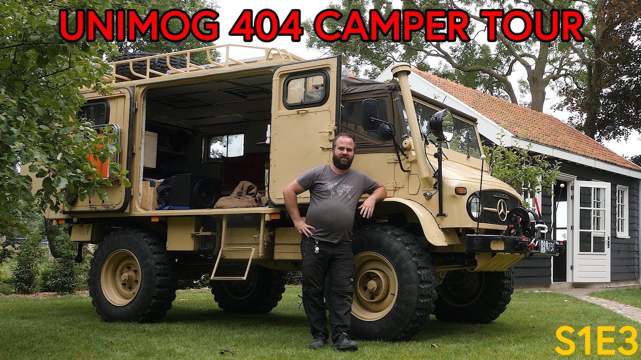 UNIMOG 404 Camper Tour & Unimog Meeting, My travel season is over S1E3