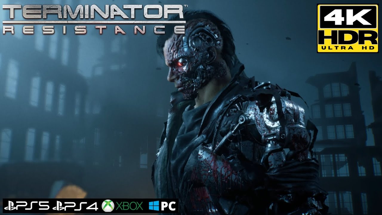 TERMINATOR RESISTANCE ENHANCED T-800 Hunting Down Humans [4K UHD] - No Commentary