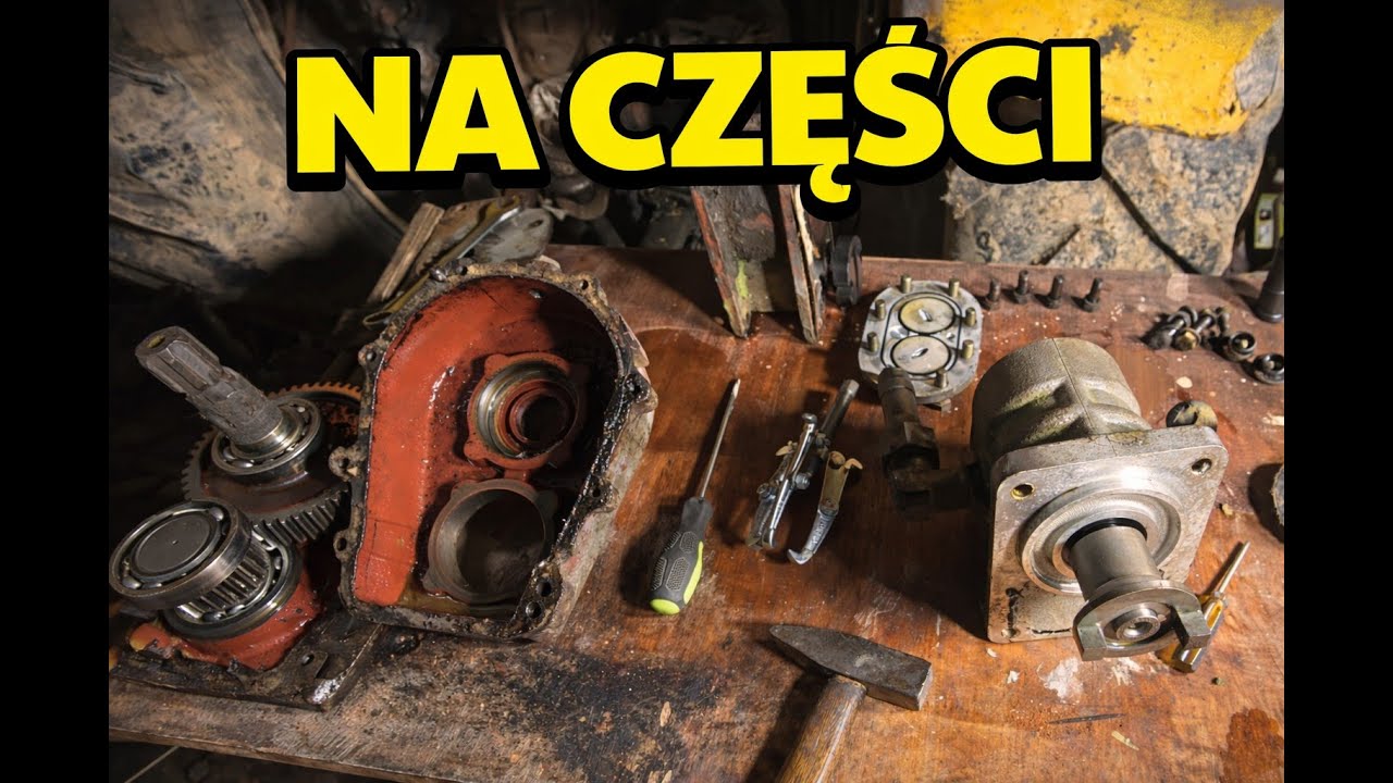 SKRZYNIA C-360 ROZEBRANA DO KOŃCA – TERAZ NA STOLE PRZEKŁADNIA I POMPA CYKLOPA