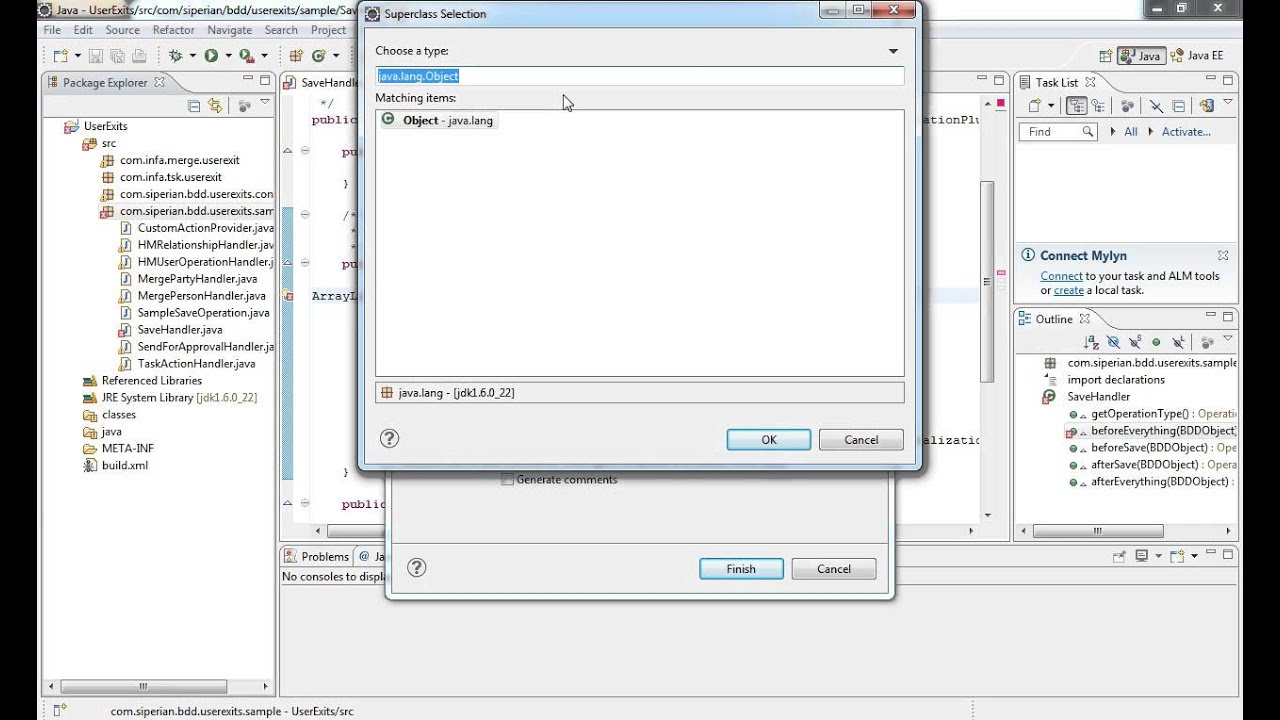 IDD User Exit Types and Methods