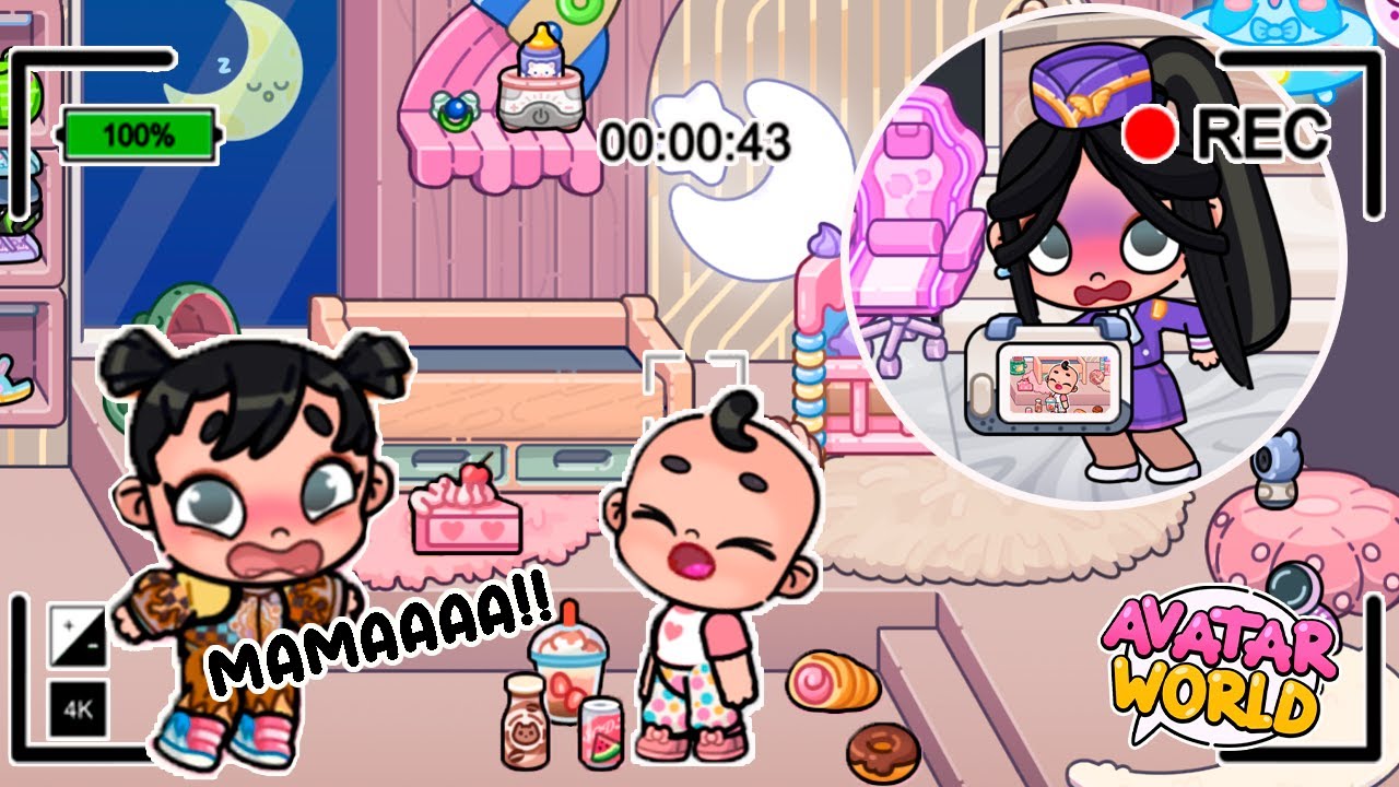 ¡¡DESCUBRÍ A MI HIJA MENOR CAMINANDO DORMIDA!!😧 💤en AVATAR WORLD * NALA 💞