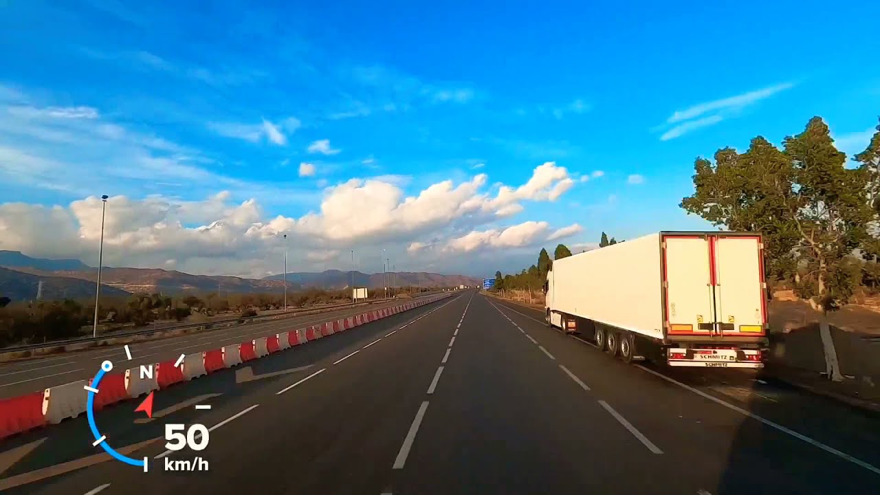 اكادير - الدار البيضاء 460 km بتقنية(Time Lapse)
