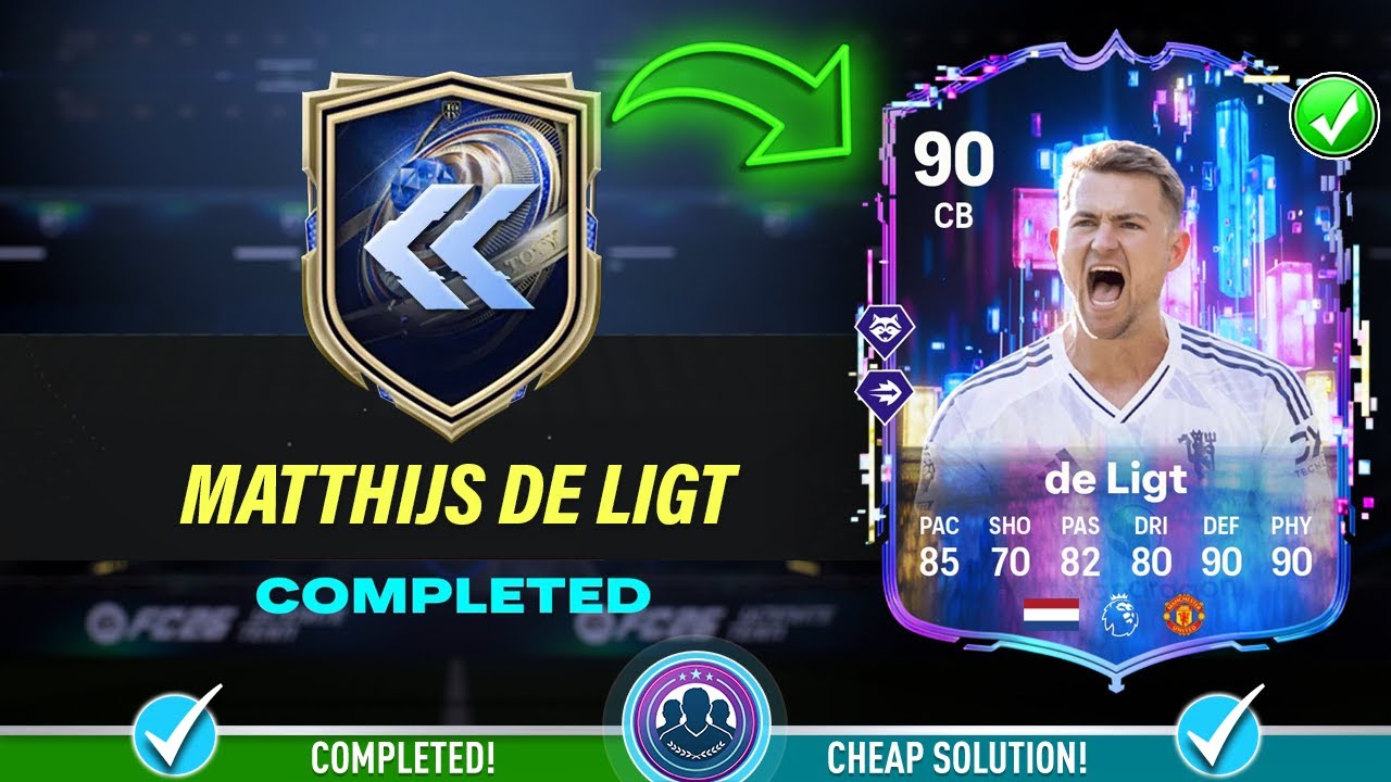 90 Flashback Matthijs de Ligt SBC Solution - Cheap Solution & Tips - FC 26