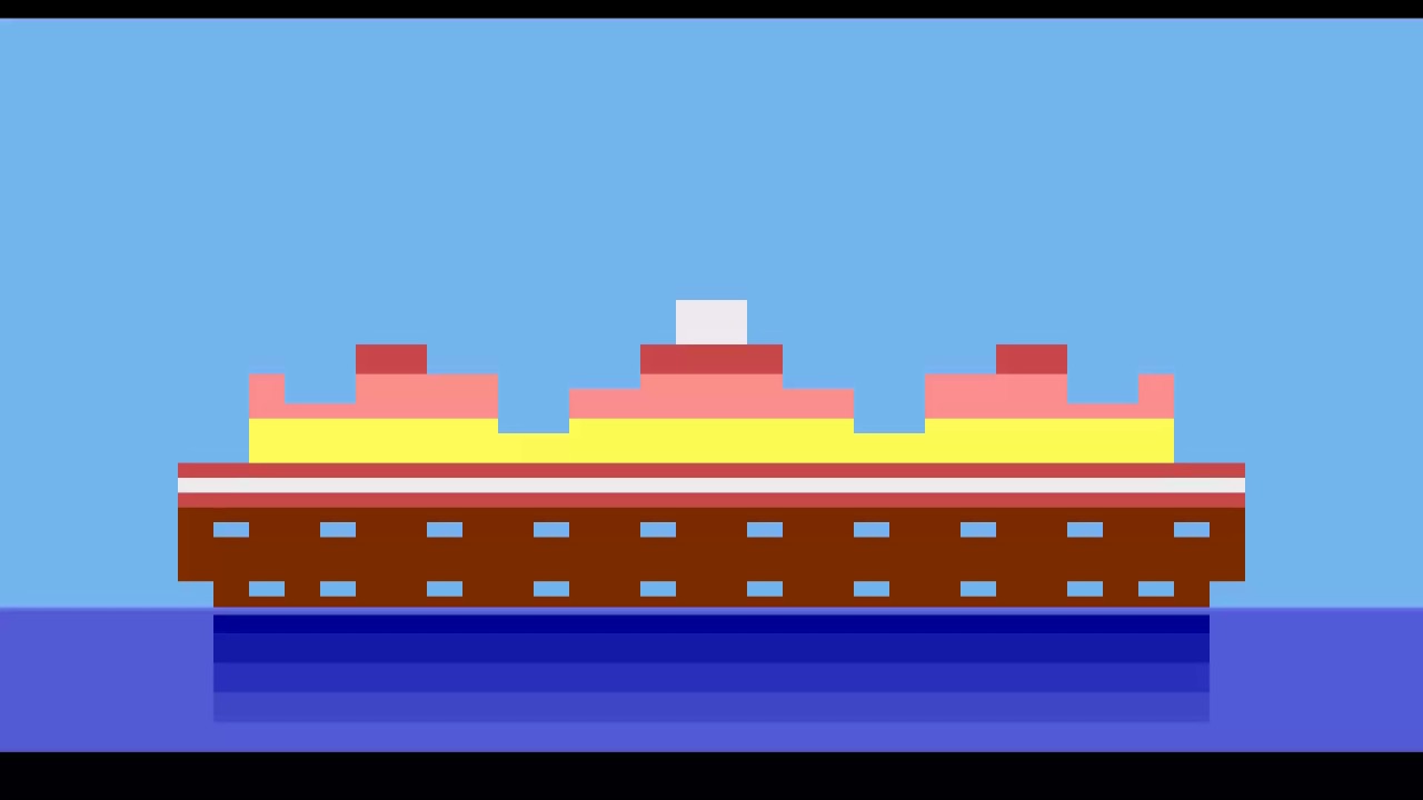 ATARI 2600 Ship Demo AKA Jim's Heart Will Go On 1998 Kurt Woloch