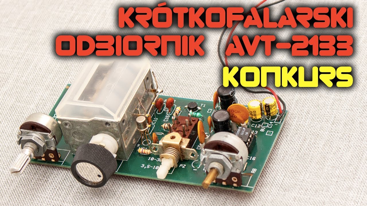 Odbiornik krótkofalarski DSB na pasmo 80m AVT-2133, Konkurs - LabFun