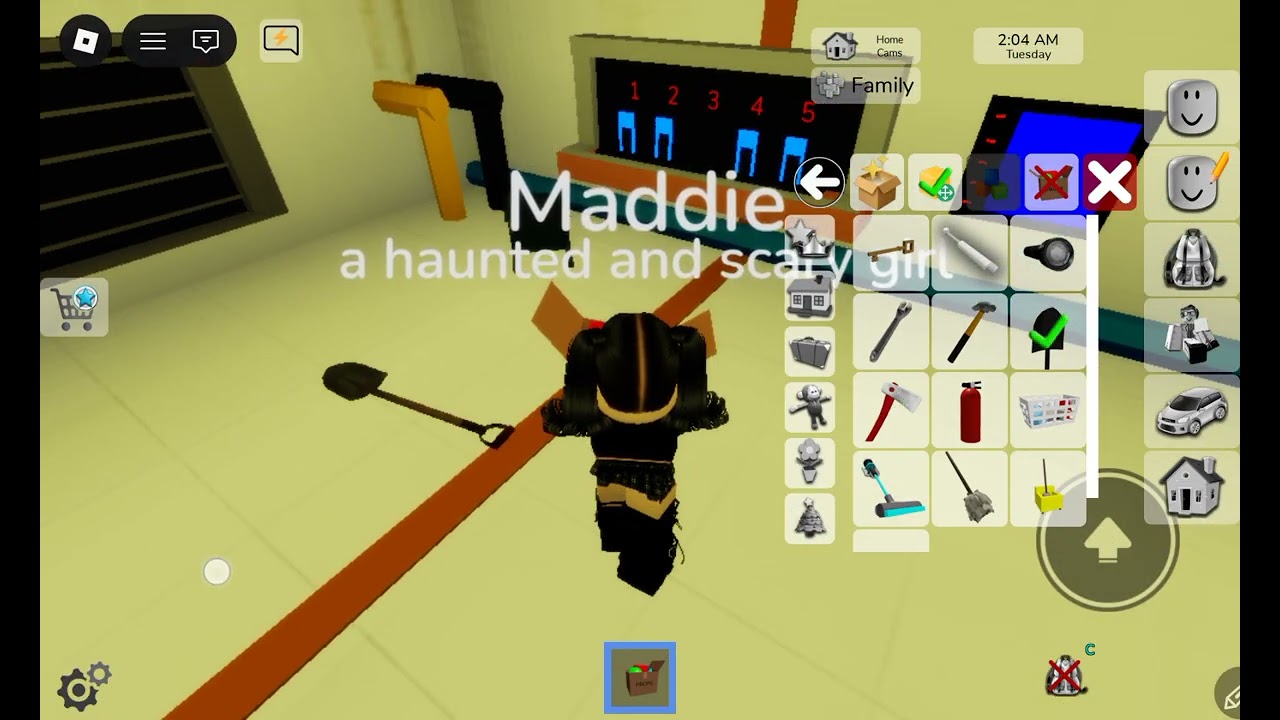 Routine as Maddie the haunted and scary girl 😈😈#ROBLOX #brookhaven