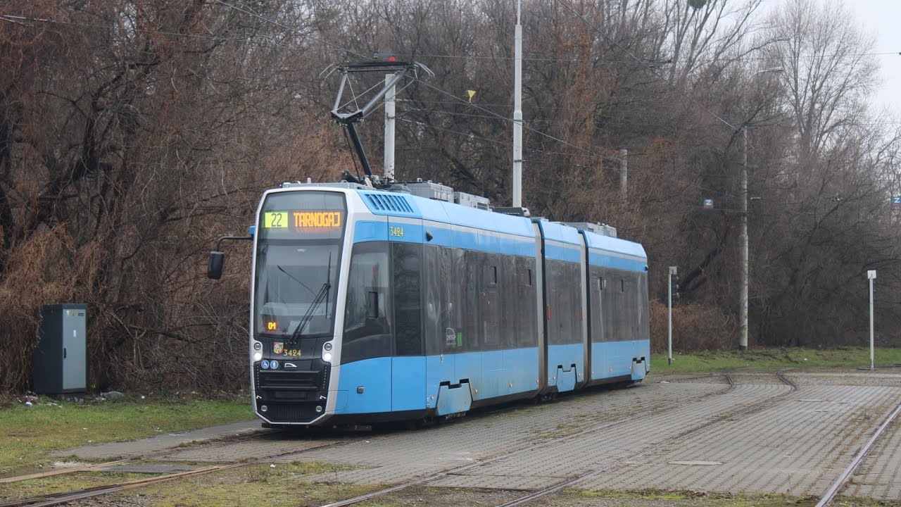 [🇵🇱PL] MPK Wrocław - Pesa 146N Twist #3424 - [🚋22➡️TARNOGAJ]