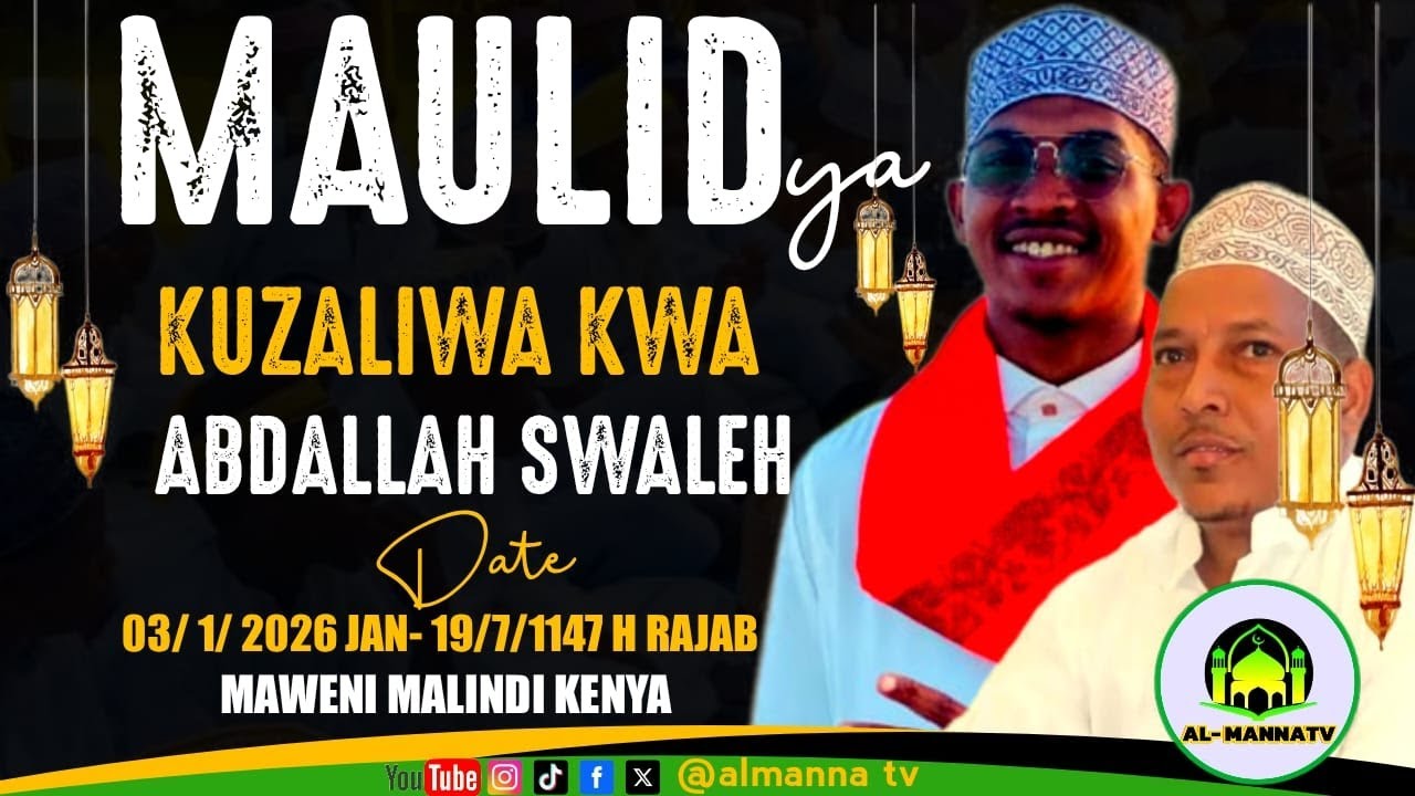 #LIVE🔴MAULID YA KUZALIWA KWA ABDALLAH SWALEH MAWENI KENYA 1446H