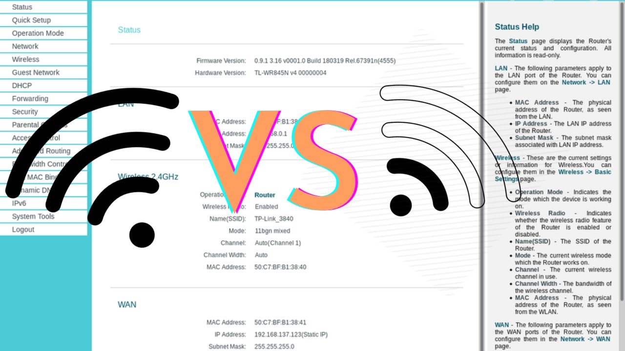 التحكم في قوة بث شبكة الوايفاي بالراوتر Tp-Link