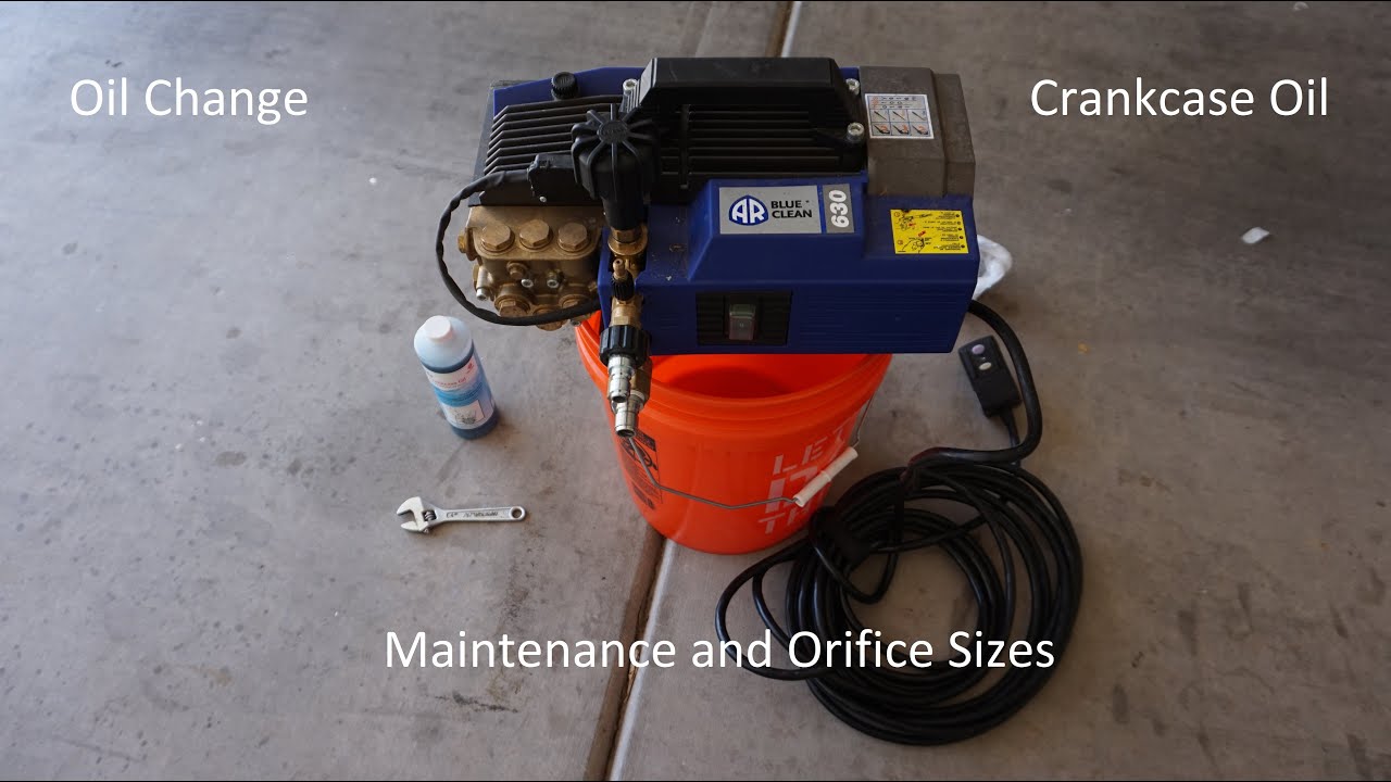 AR630TSS HOT Part 2 Maintenance and Pressure washer/Orifice size discussion