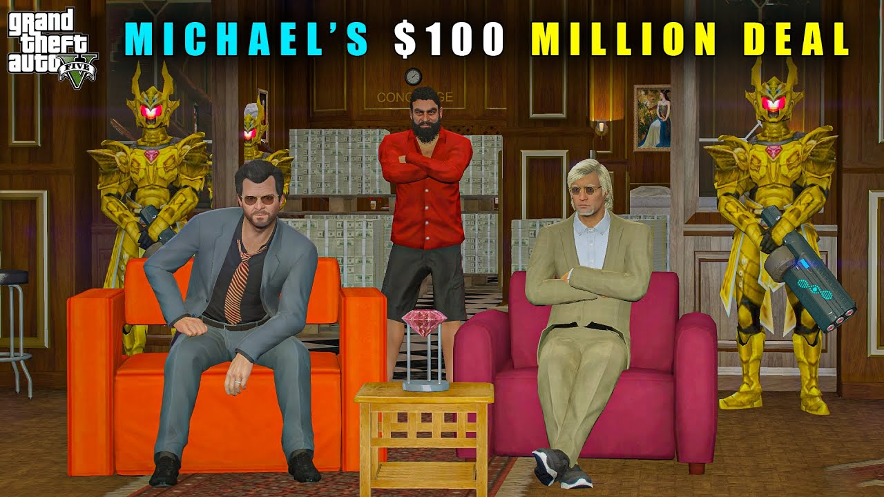 GTA 5 : $100 MILLION DEAL WITH INTERNATIONAL BUSINESSMAN || BB GAMING