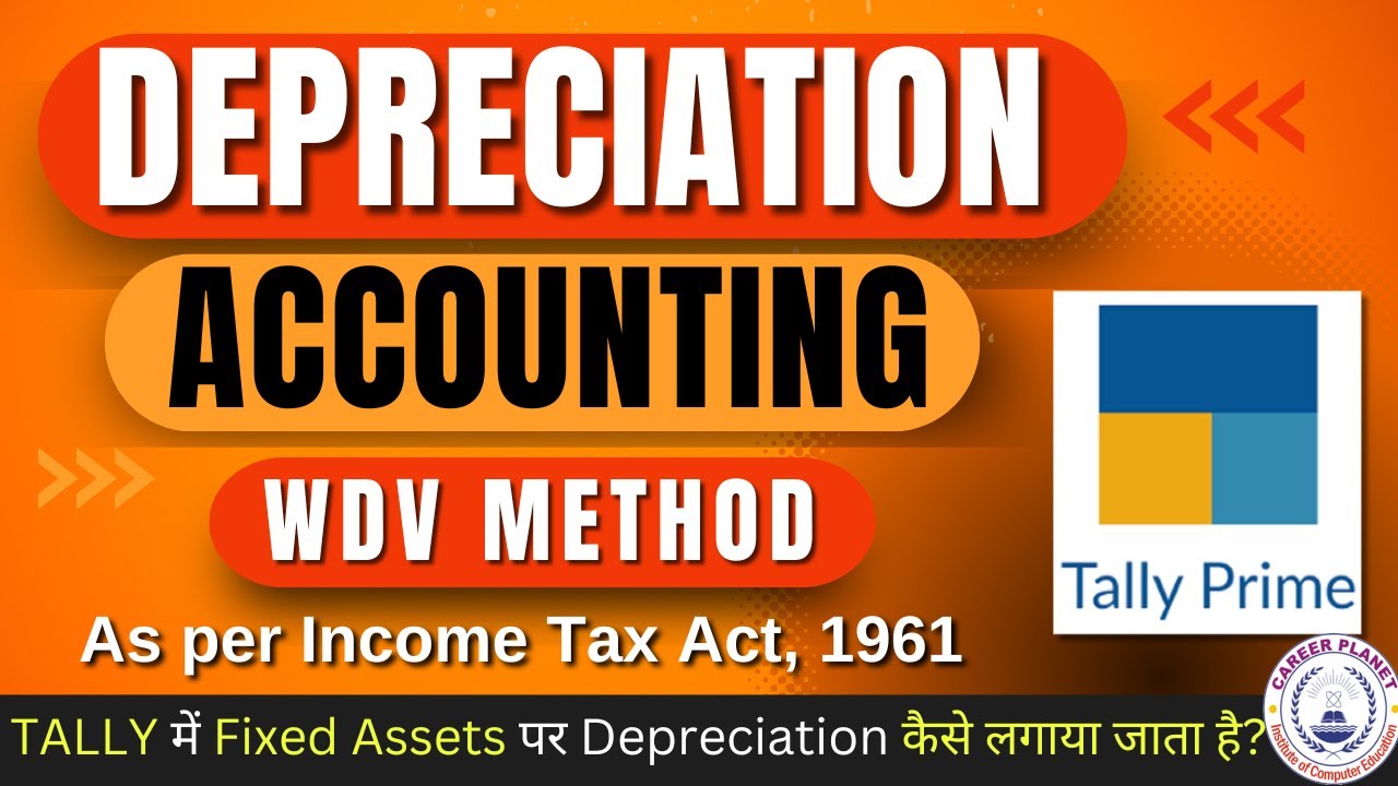 🔥 Master Depreciation Accounting in Tally Prime | Step-by-Step Guide 📊