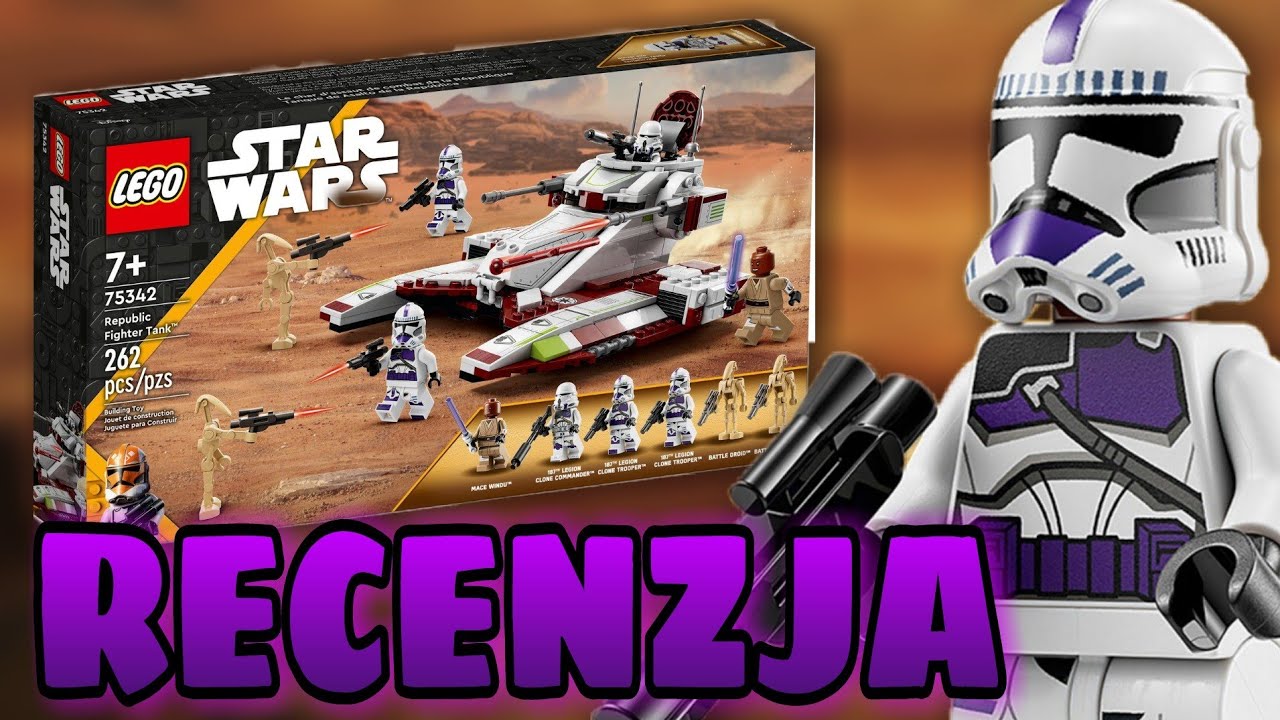 LEGO STAR WARS 75342 | REPUBLIC FIGHTER TANK | RECENZJA
