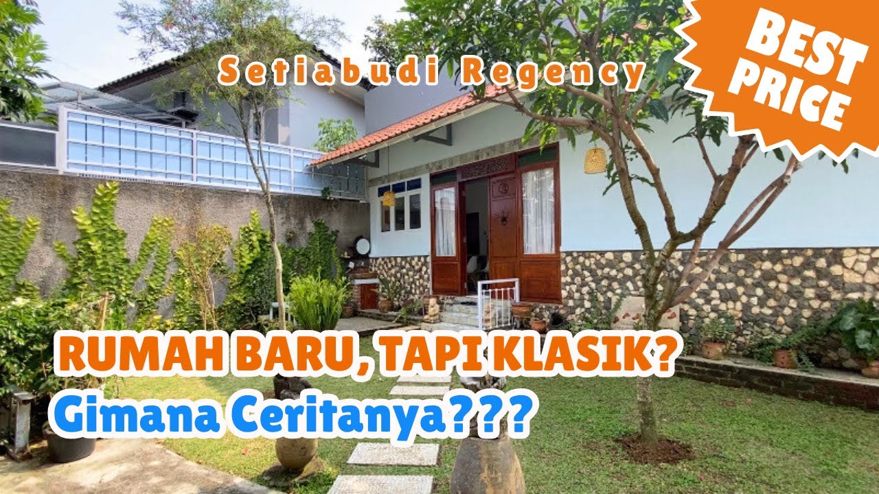 Jarang Ada Rumah Baru Tapi Klasik di Setiabudi Regency Bandung