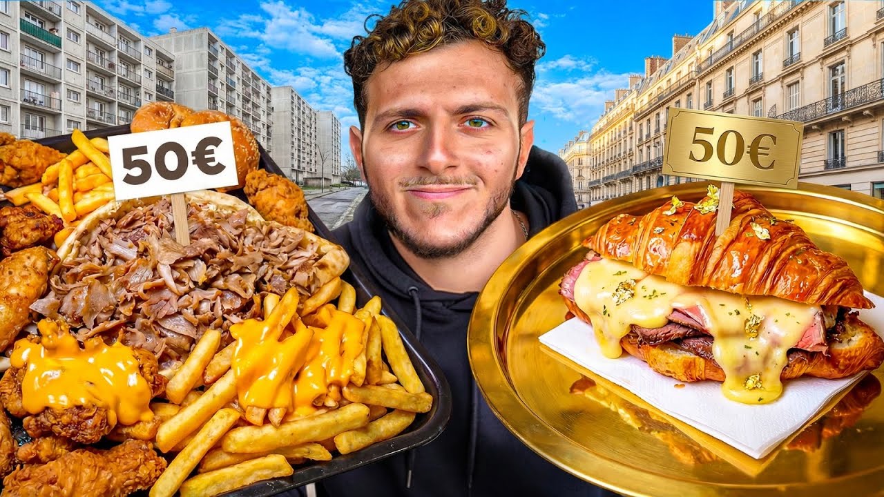 50€ Snack de Quartier vs 50€ Chef Étoilé