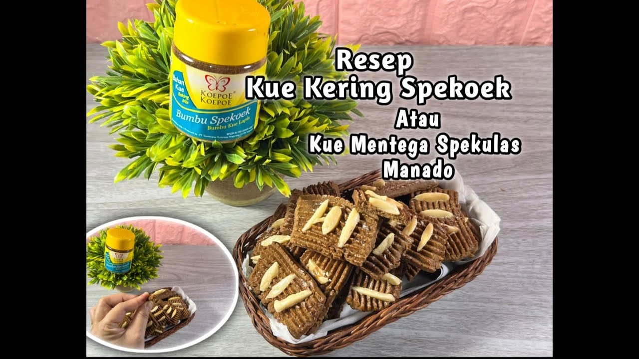 Resep Kue Mentega Speku Manado, Spekulas Manado,Spekoek,Kue Kering Speku||Ala Dapur Fatma Sahitang||