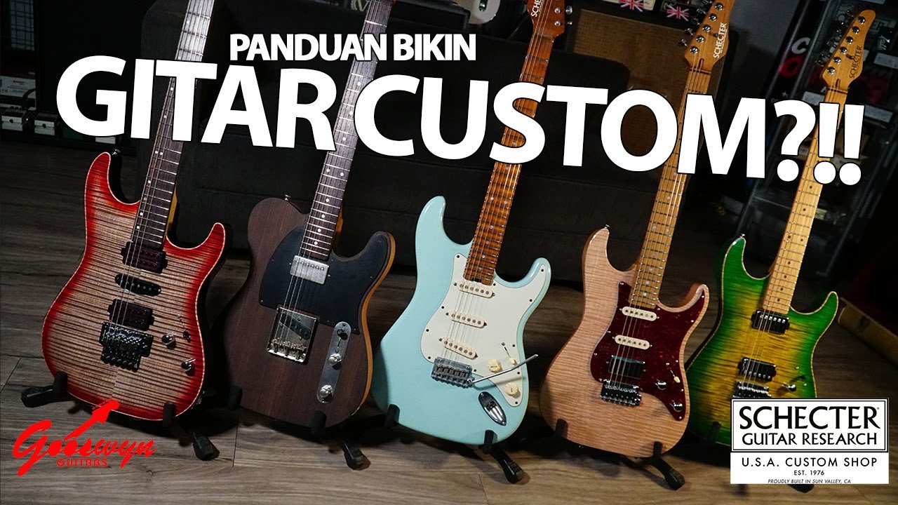 Mau Custom Gitar ?? Nonton Video ini dulu