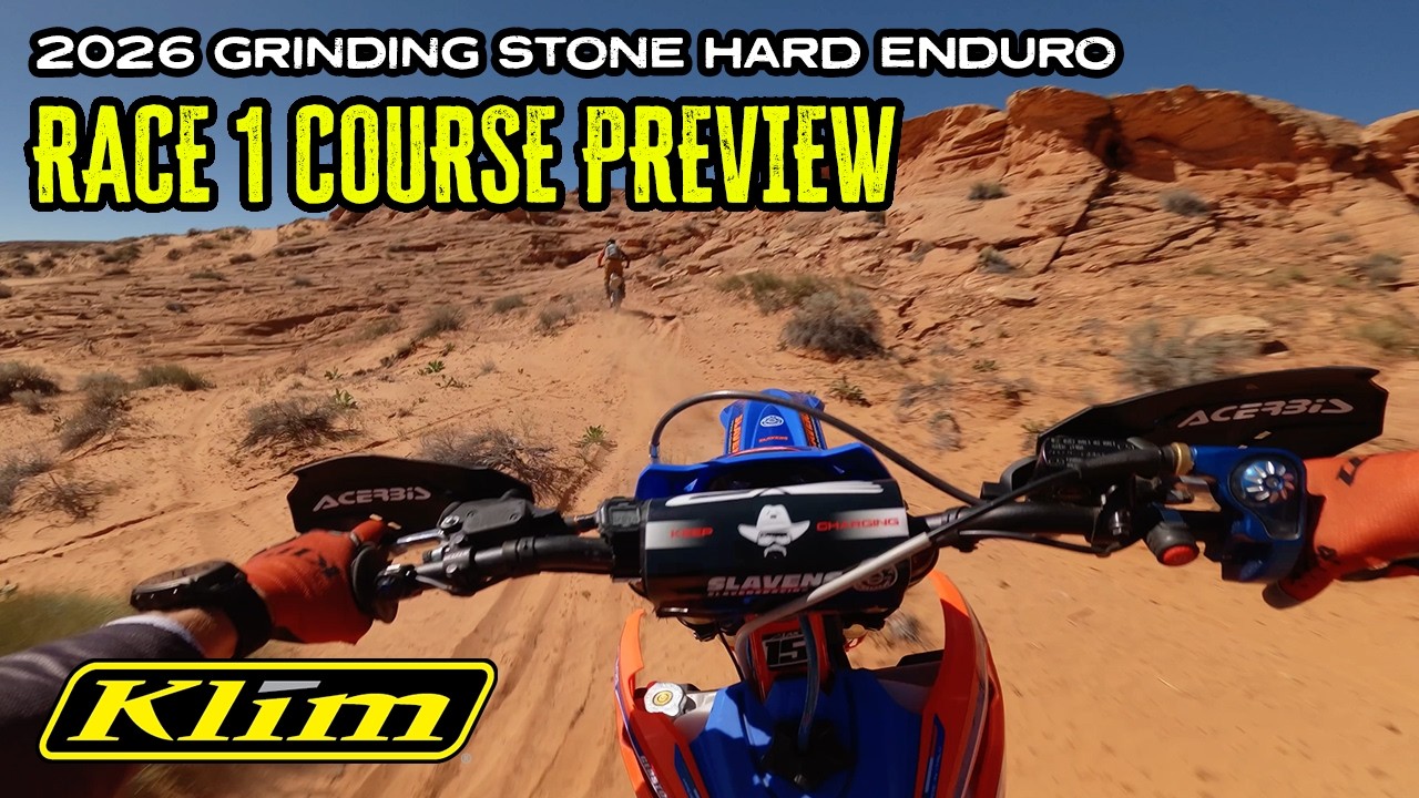 MaxCam Race 1 Course Preview by @KLIMMotorcycle  | 2026 Grinding Stone Hard Enduro