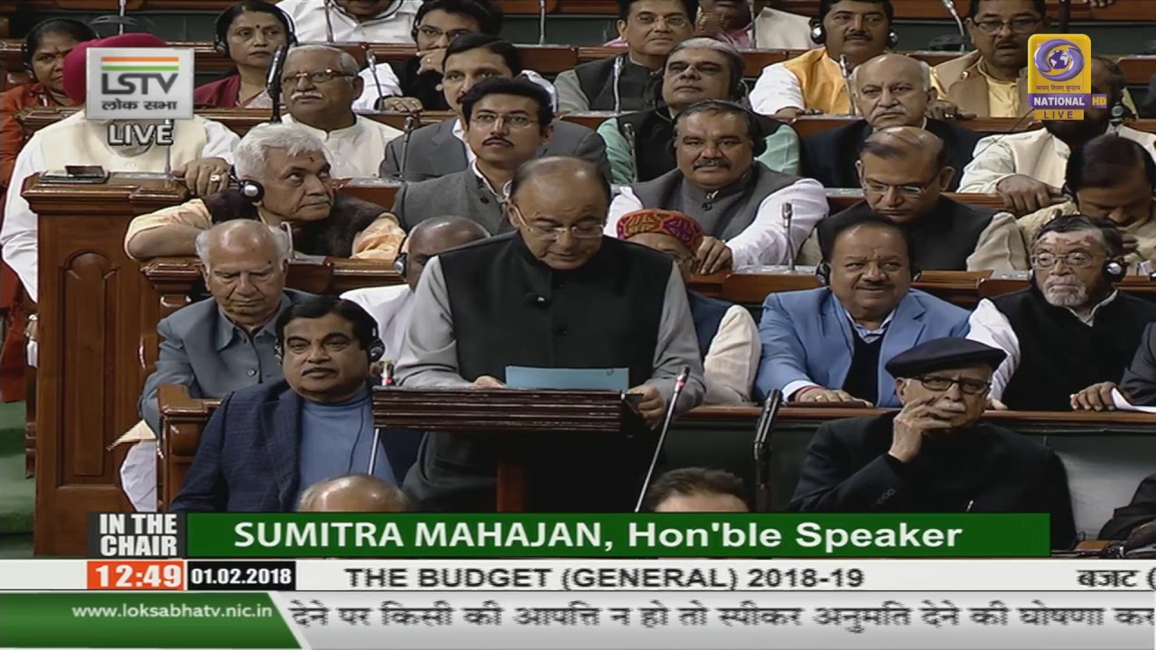 Presentation of the Union Budget (including Railways) 2018-19 by Finance Minister Arun Jaitley