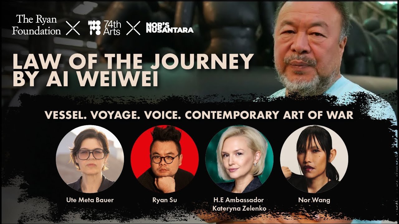 VESSEL. VOYAGE. VOICE. CONTEMPORARY ART OF WAR WITH AI WEIWEI'S LAW OF THE JOURNEY