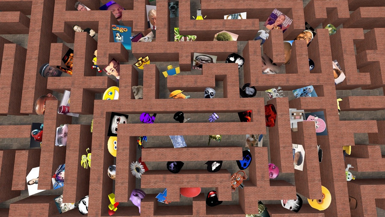 Too Much Nico's Nextbots In The Maze Horde ???  | Gmod