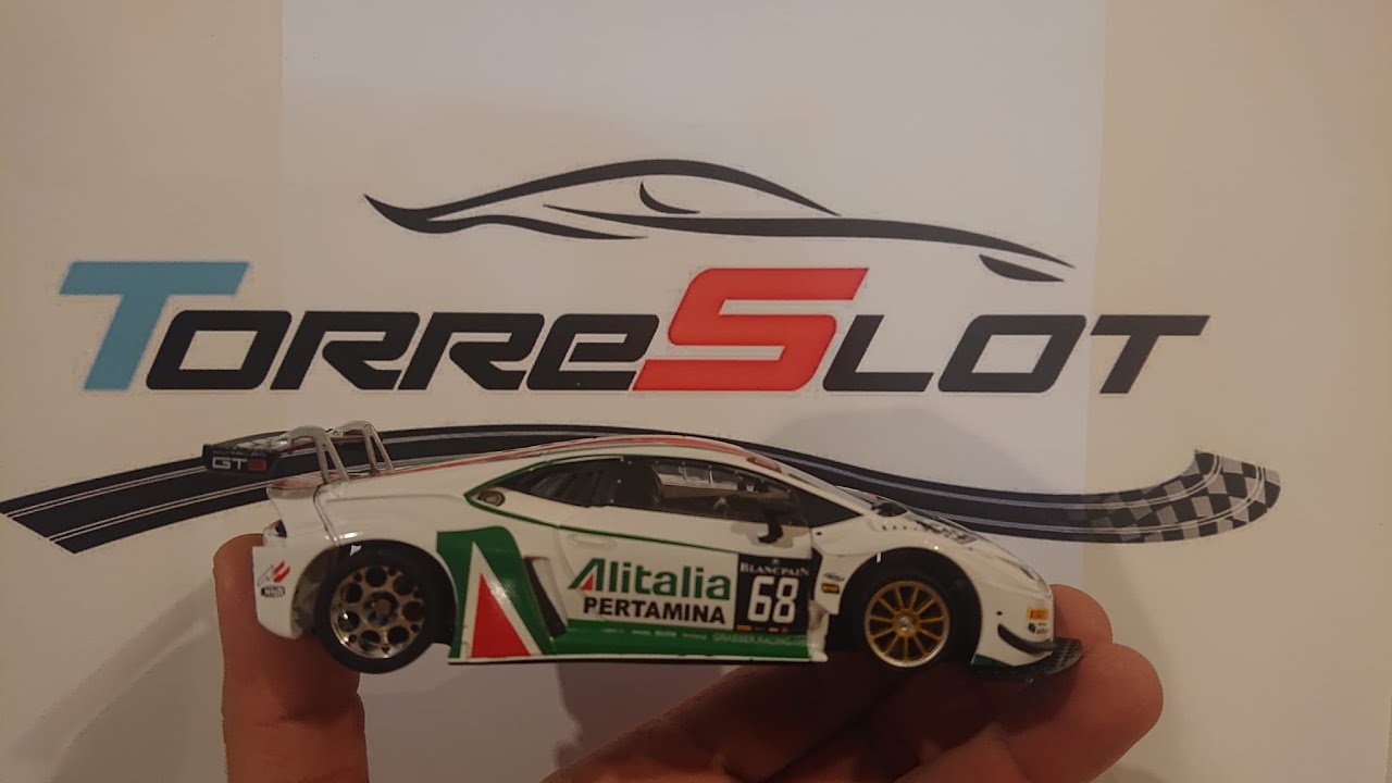 Puesta en pista chasis 3DSRP tipo pivot con soporte motor 3DSRP en Lamborghini Huracán de Sideways