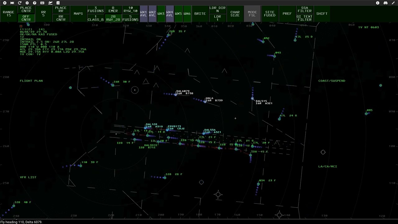 A80 TRACON (Take 2) | Vice ATC Timelapse
