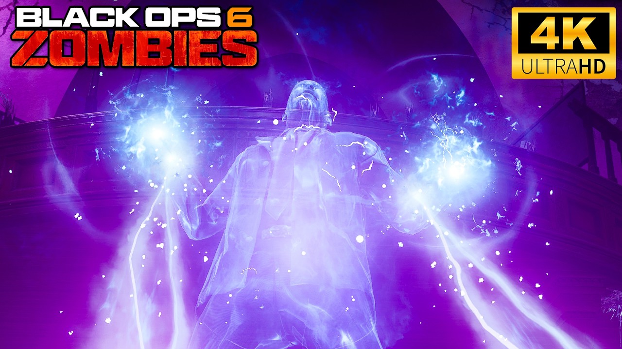 SOLO LIBERTY FALLS EASTER EGG - BLACK OPS 6 ZOMBIES 4K Gameplay (No Commentary)