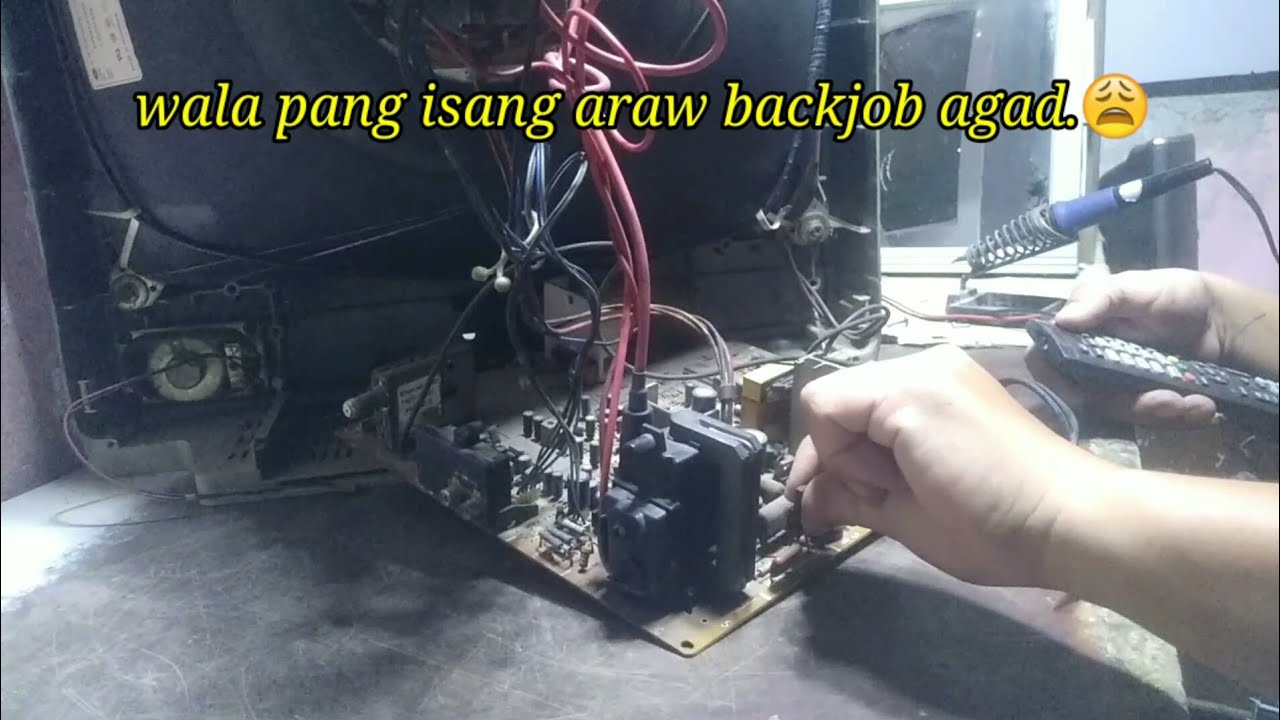 Lg crt hold down oscilation.
