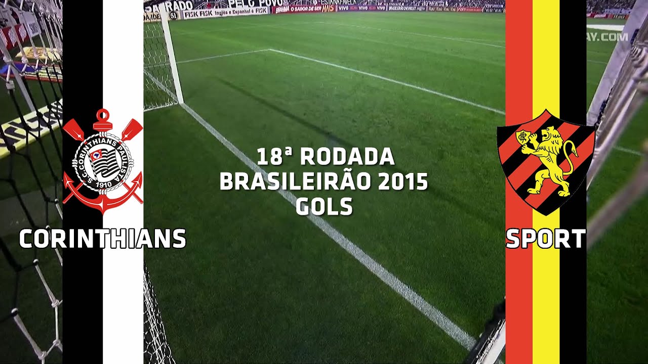 Gols - Corinthians 4 x 3 Sport - Brasileirão - 12/08/2015
