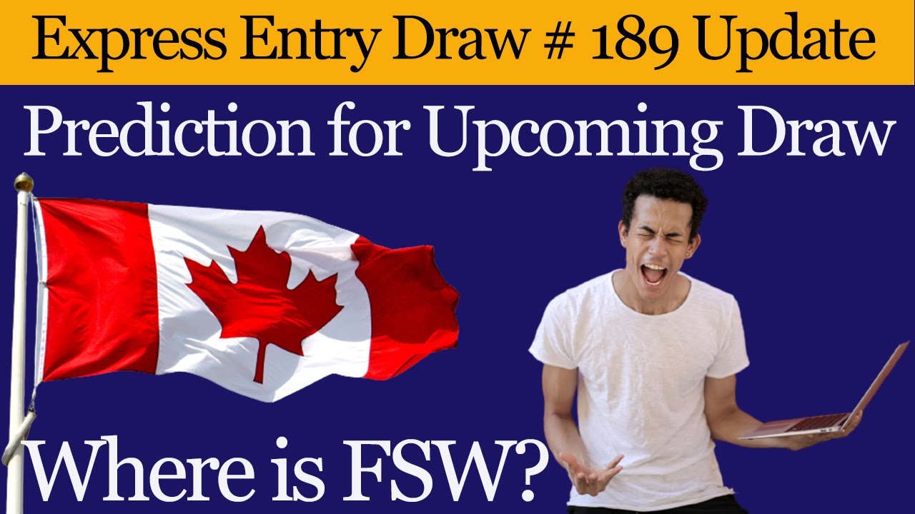 Express Entry Latest Draw 2021 l EE Draw 189 Update l Prediction for CRS in case of FSW Program Draw