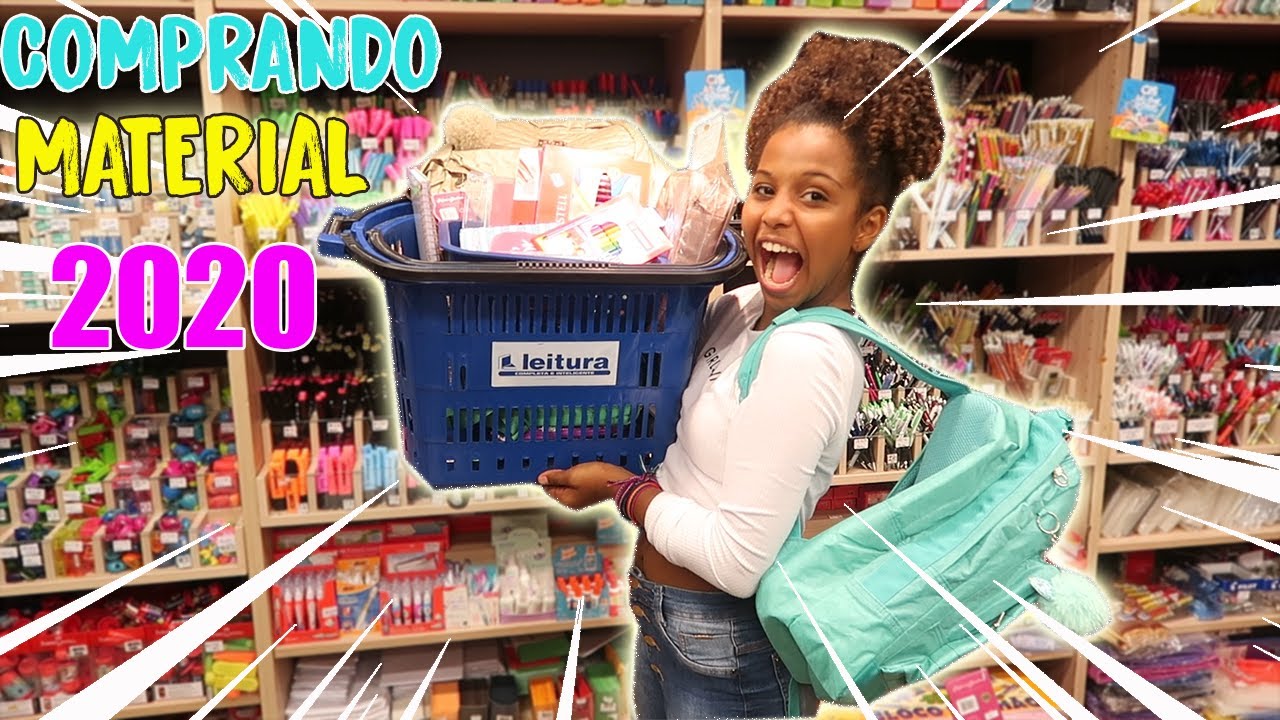 COMPRANDO MEU MATERIAL ESCOLAR 2020 | MARYANE ALMEIDA