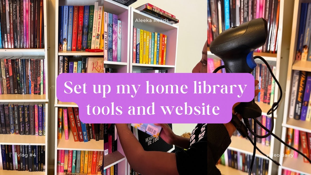 Turn my bookshelves into a home library 