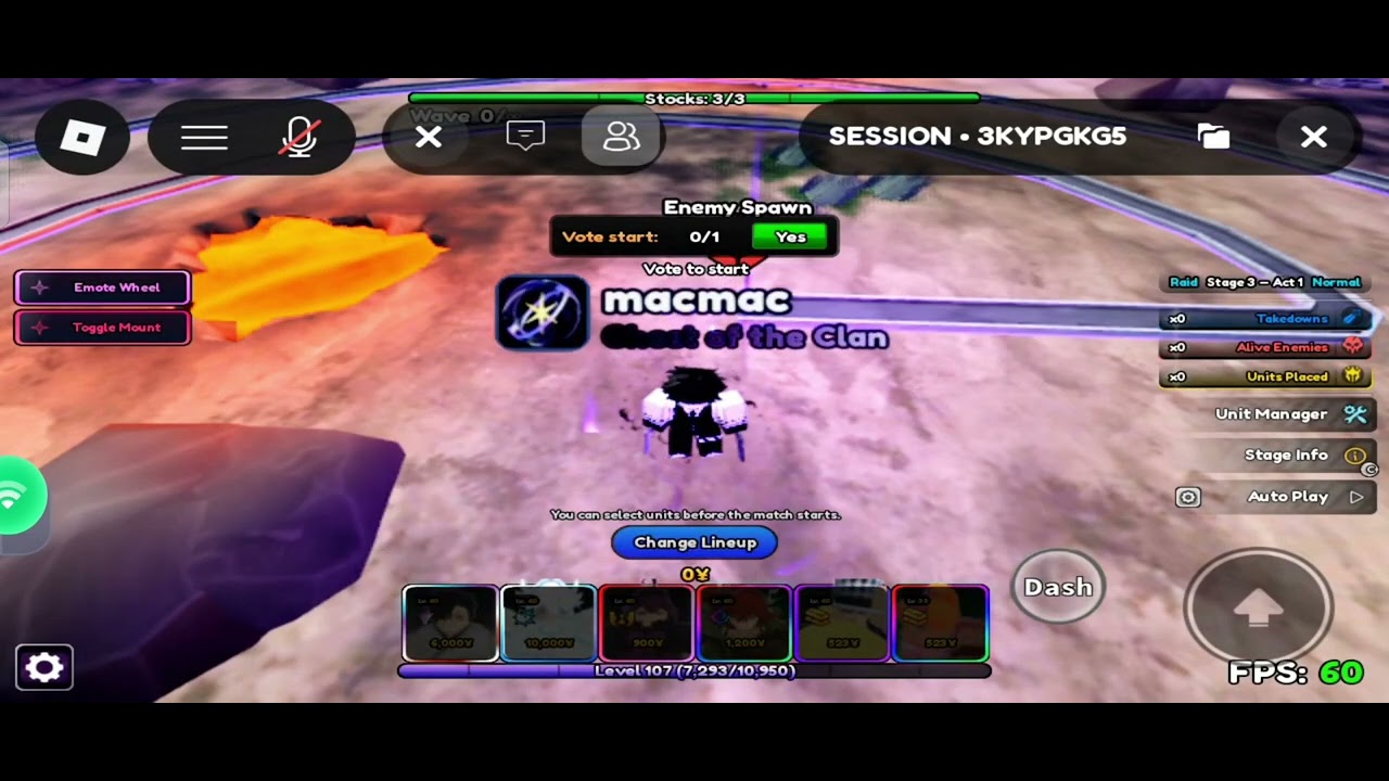 Auto Play Cid Raid normal 
