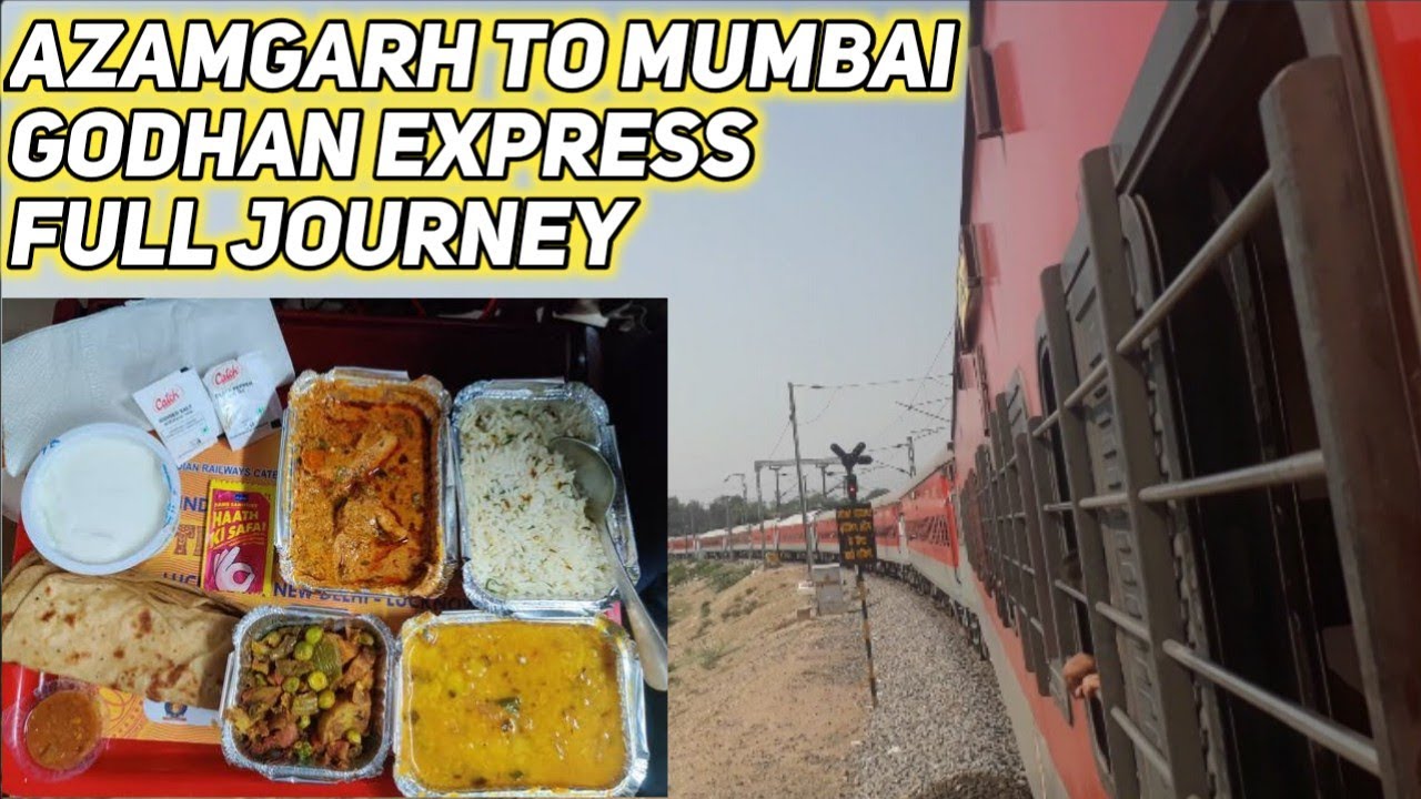 Azamgarh to Mumbai LTT full train journey🔥😱| food review travel review and timing review | Up Vlogs