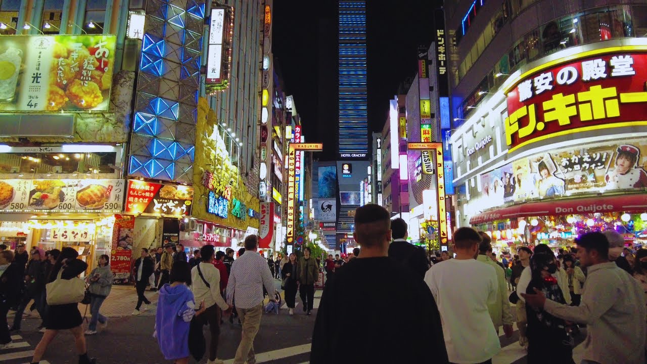Shinjuku Night Walk - Omoide Yokochō & Godzilla Road - Tokyo Walking Tour Oct 2023