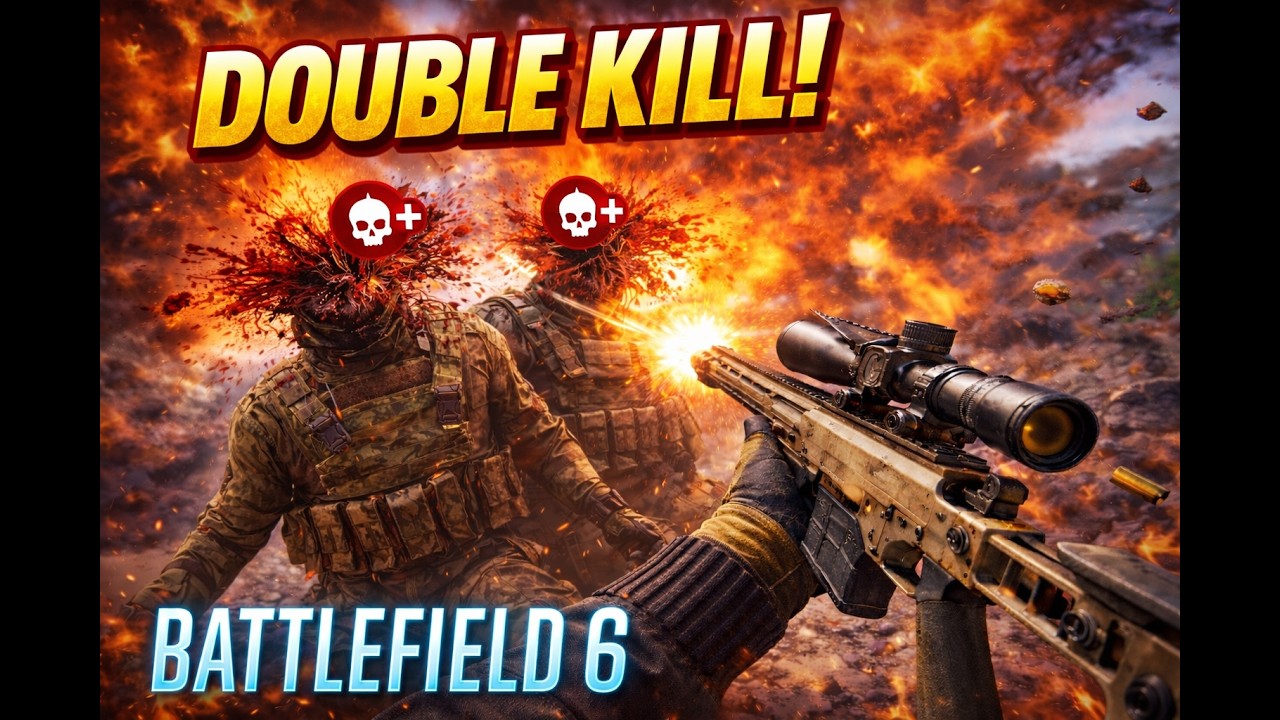 THIS SHOULD BE IMPOSSIBLE 😱 Battlefield 6 Sniper Only Moments 1Hit 1Shot