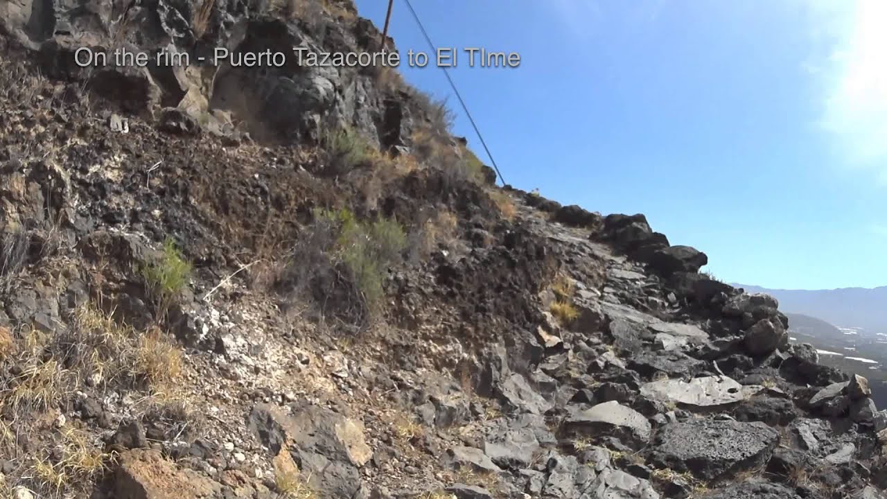 La Palma trailrunning   on the rim   Puerto de Tazacorte to el Time 2015