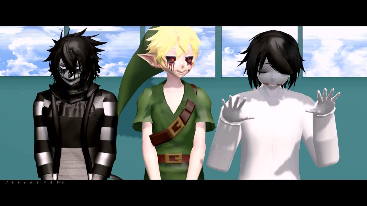 「MMD MUSIC┃CreepyPasta」 Let's Groove !!!「Jack, Ben, Jeff」