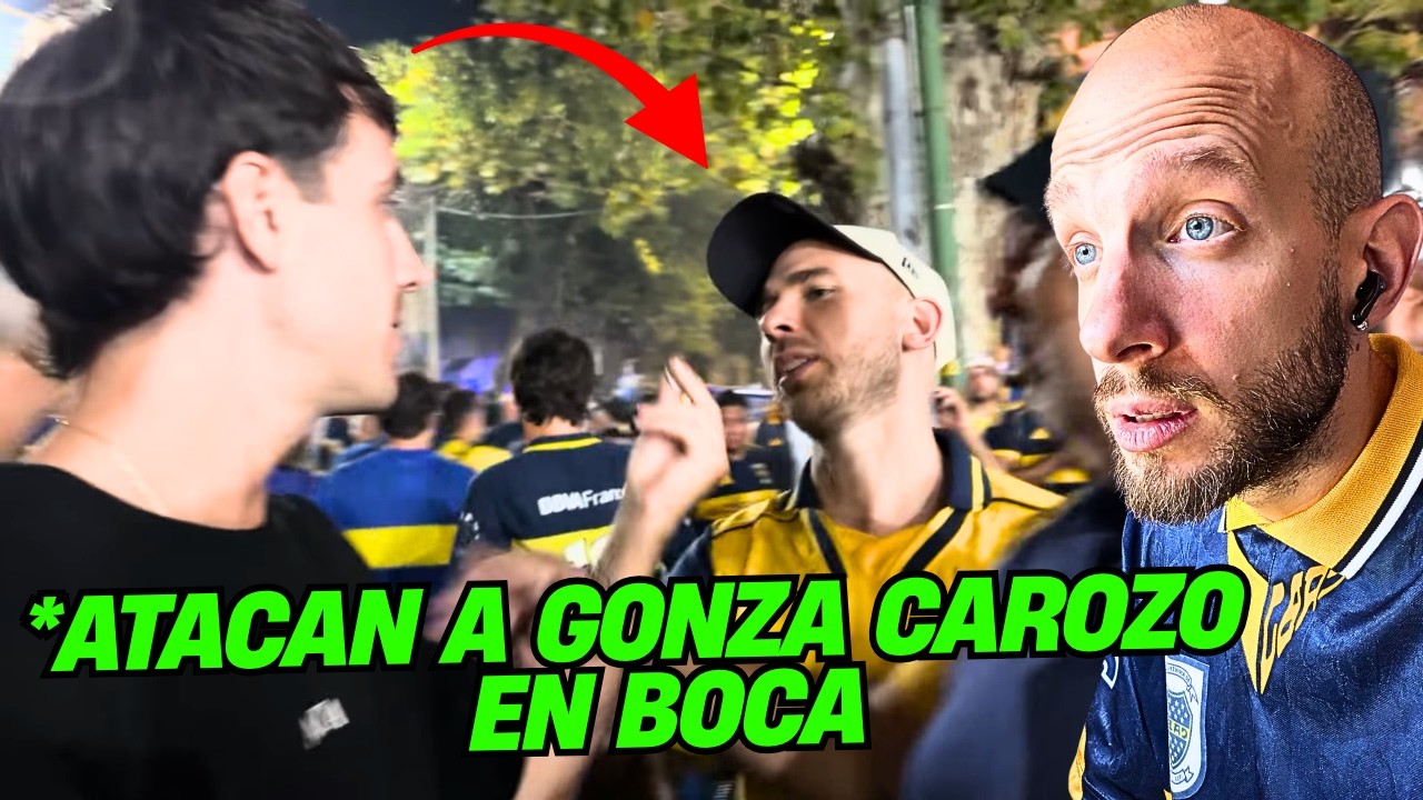 Hincha de Boca ATACA a Gonza Cardozo a la salida de la cancha...