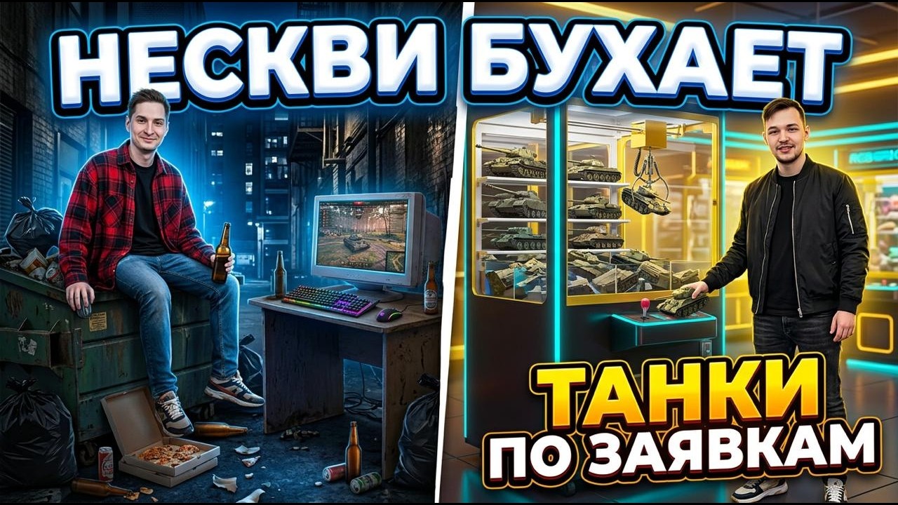 ВЗВОД НА ЗАКАЗНЫХ ТАНКАХ. НЕСКВИ ПЬЕТ, СЕРВАК ТАЩЕТ