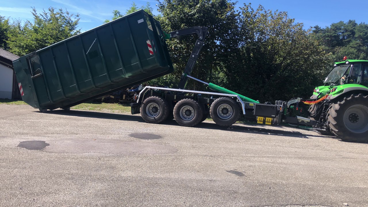 Container mit Holz Aufziehen B.O.B ITR 22.33 X