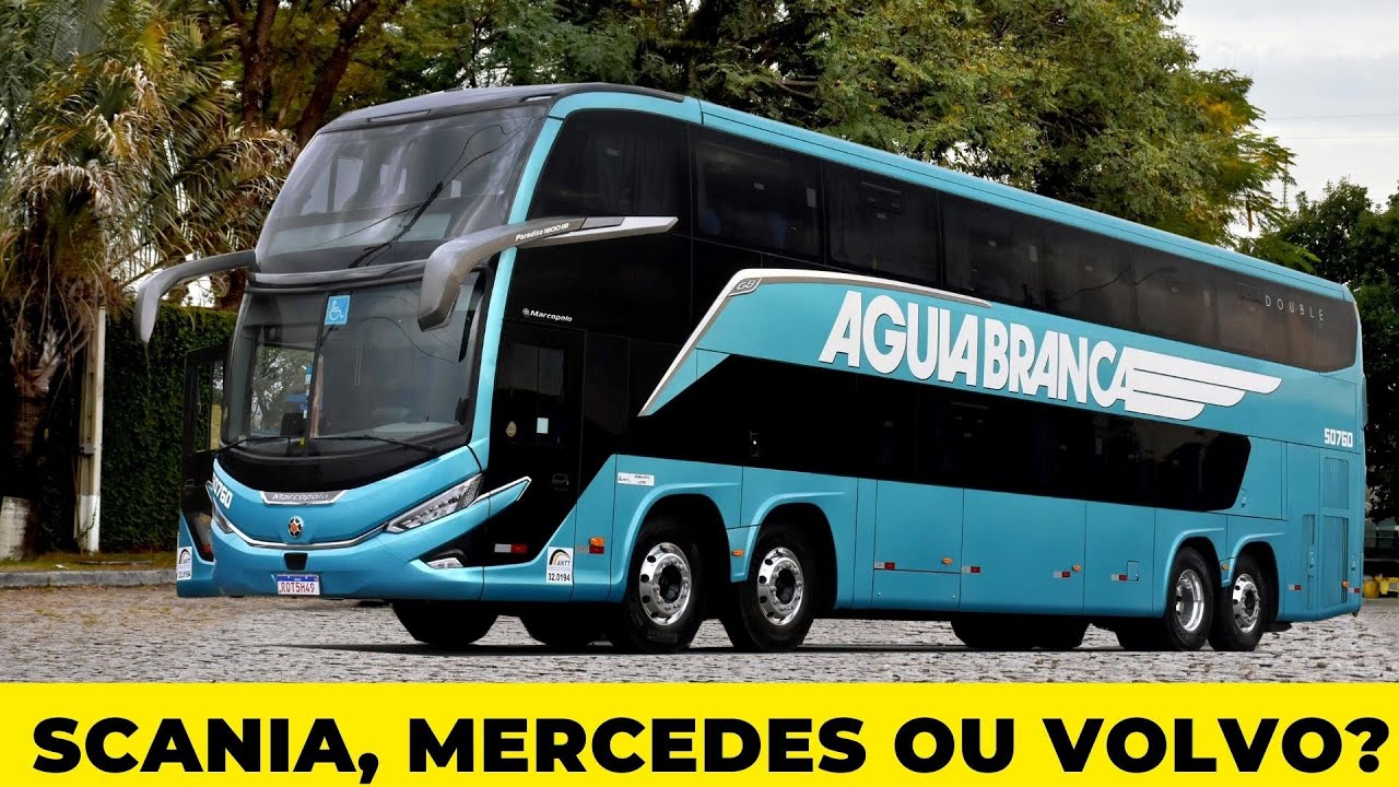 AS FORMAS DE RECONHECER UM ÔNIBUS MERCEDES BENZ, UM VOLVO OU UM SCANIA + BÔNUS NO FINAL